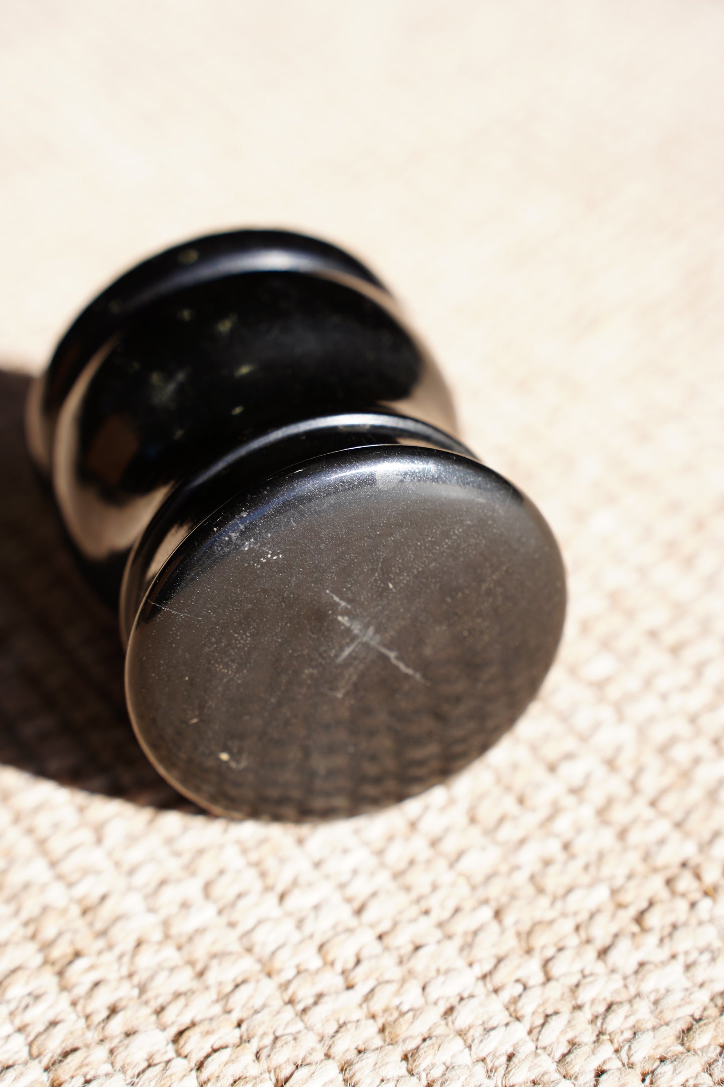 Antique English Ebony Trinket Box