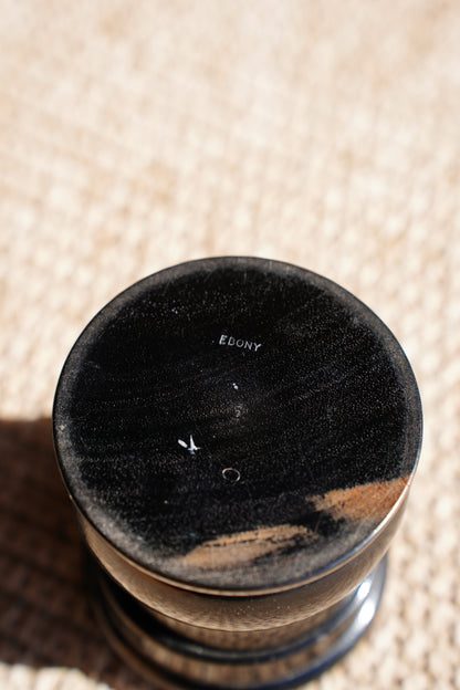 Antique English Ebony Trinket Box