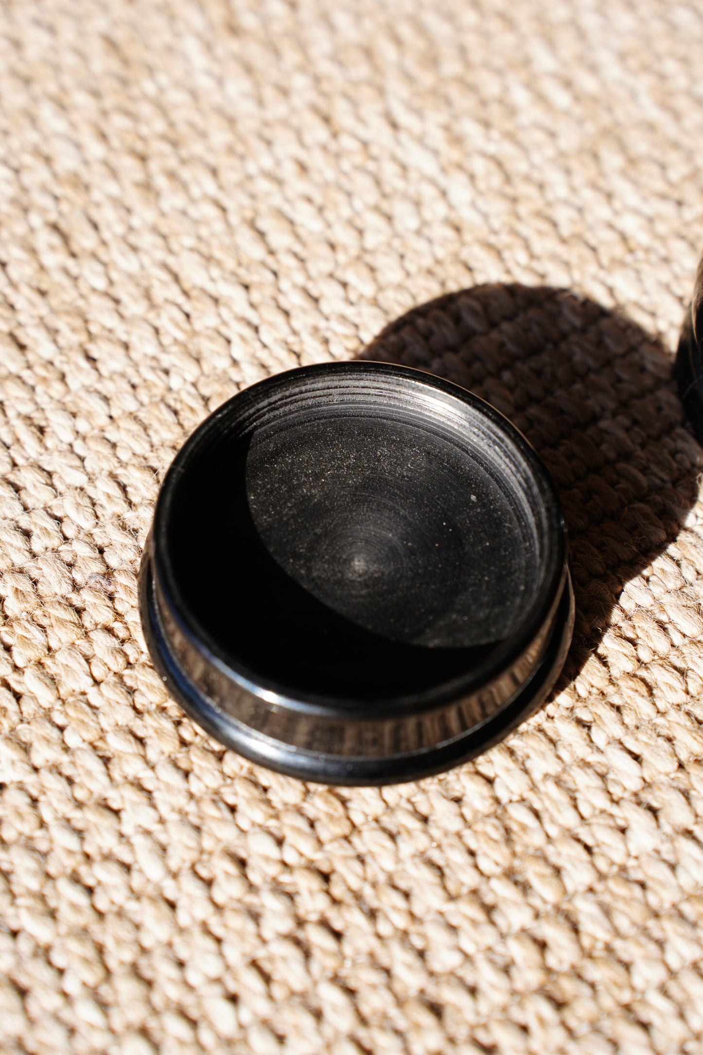 Antique English Ebony Trinket Box