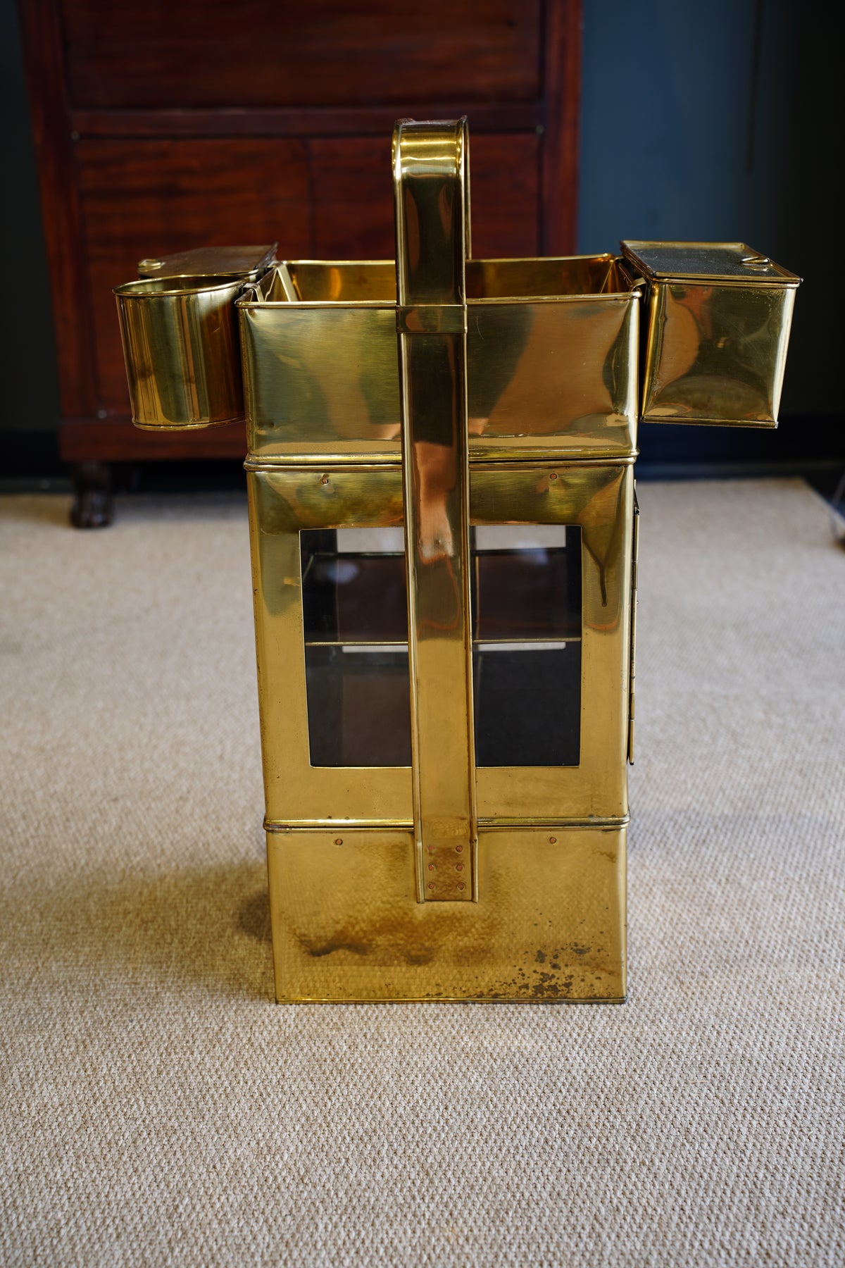 Vintage Brass Display Caddy, S'mores & Party Piece