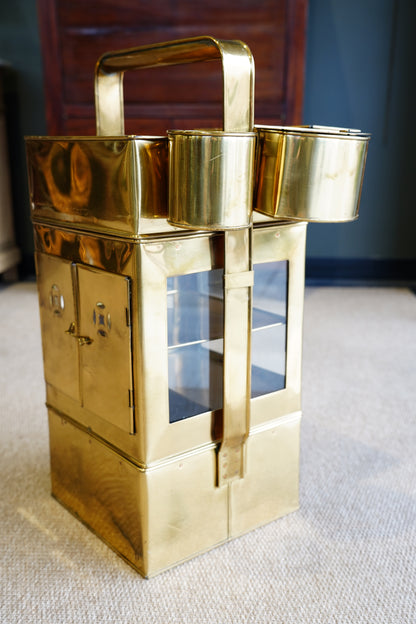 Vintage Brass Display Caddy, S'mores & Party Piece