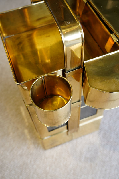 Vintage Brass Display Caddy, S'mores & Party Piece