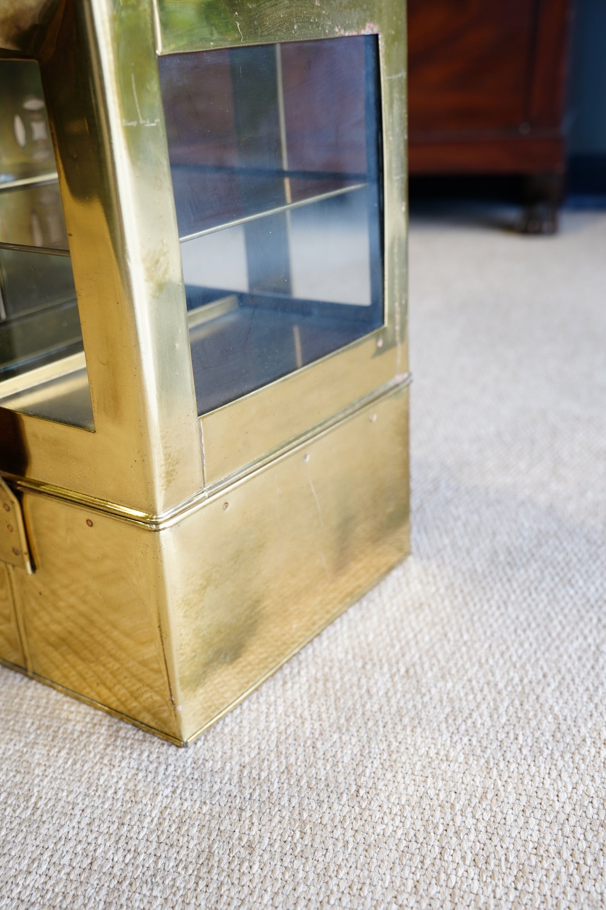 Vintage Brass Display Caddy, S'mores & Party Piece
