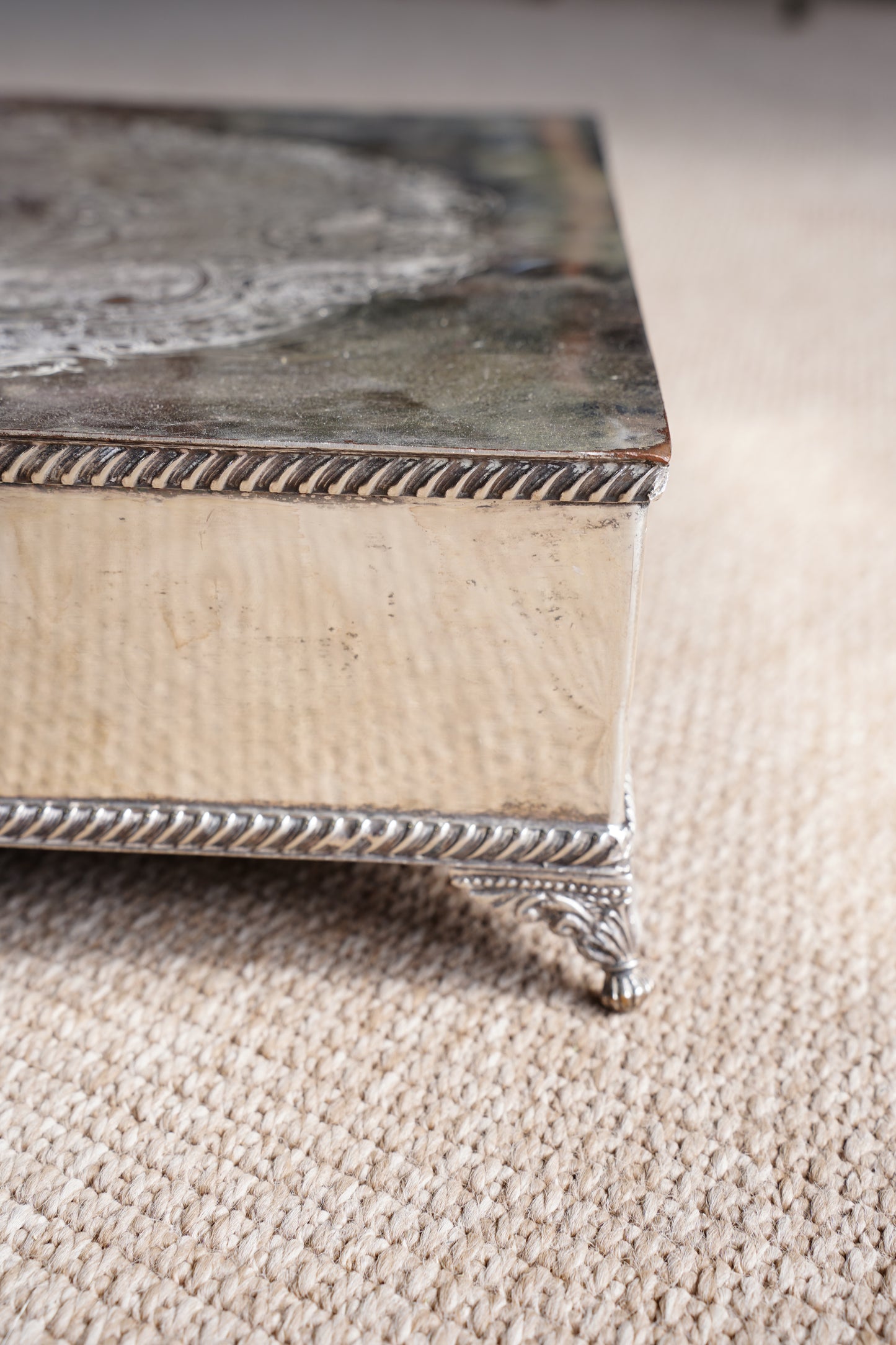 Vintage English Silver Plate Riser or Cake Stand