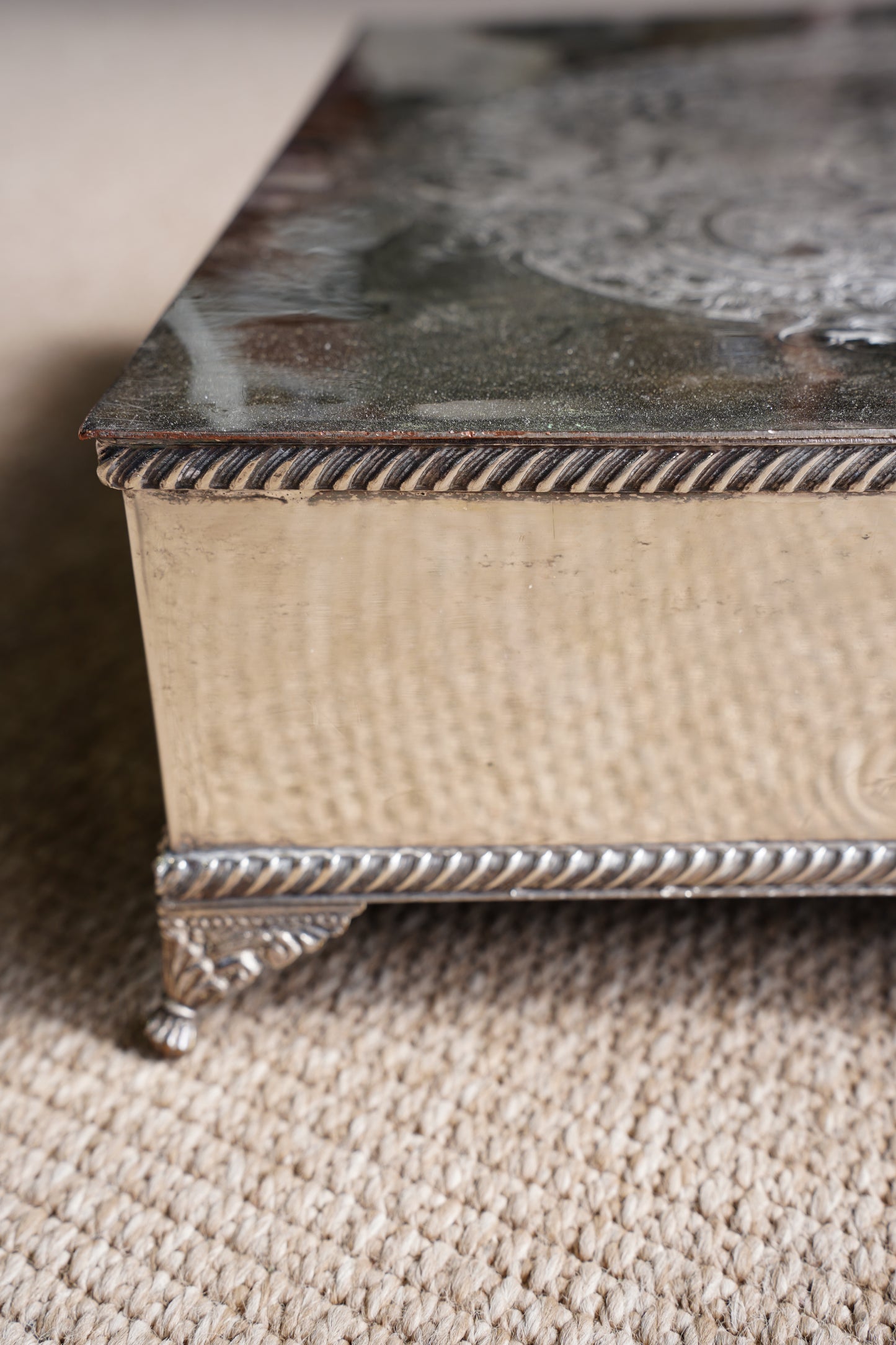 Vintage English Silver Plate Riser or Cake Stand
