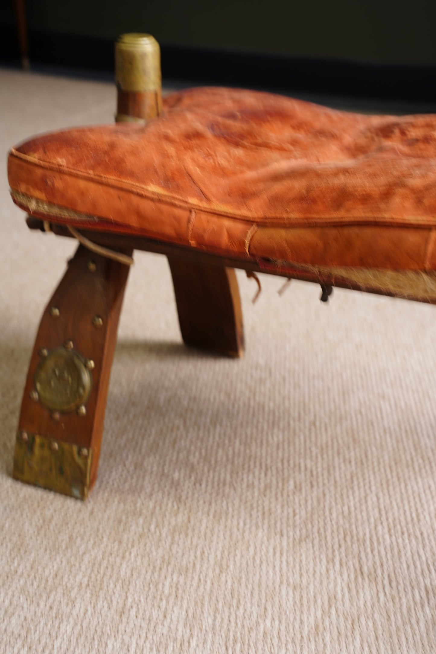 Vintage Camel Saddle Stool *AS-IS*
