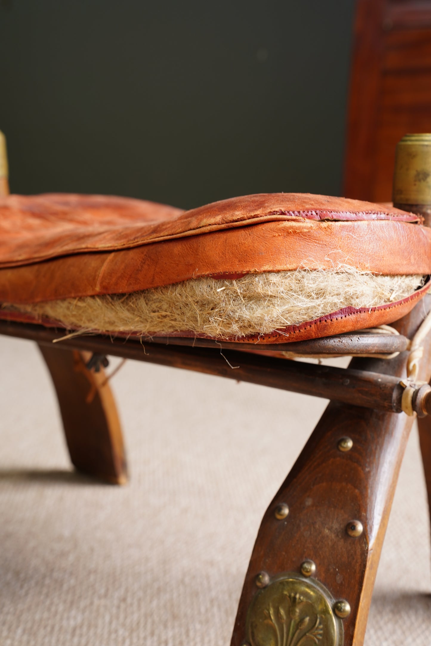 Vintage Camel Saddle Stool *AS-IS*