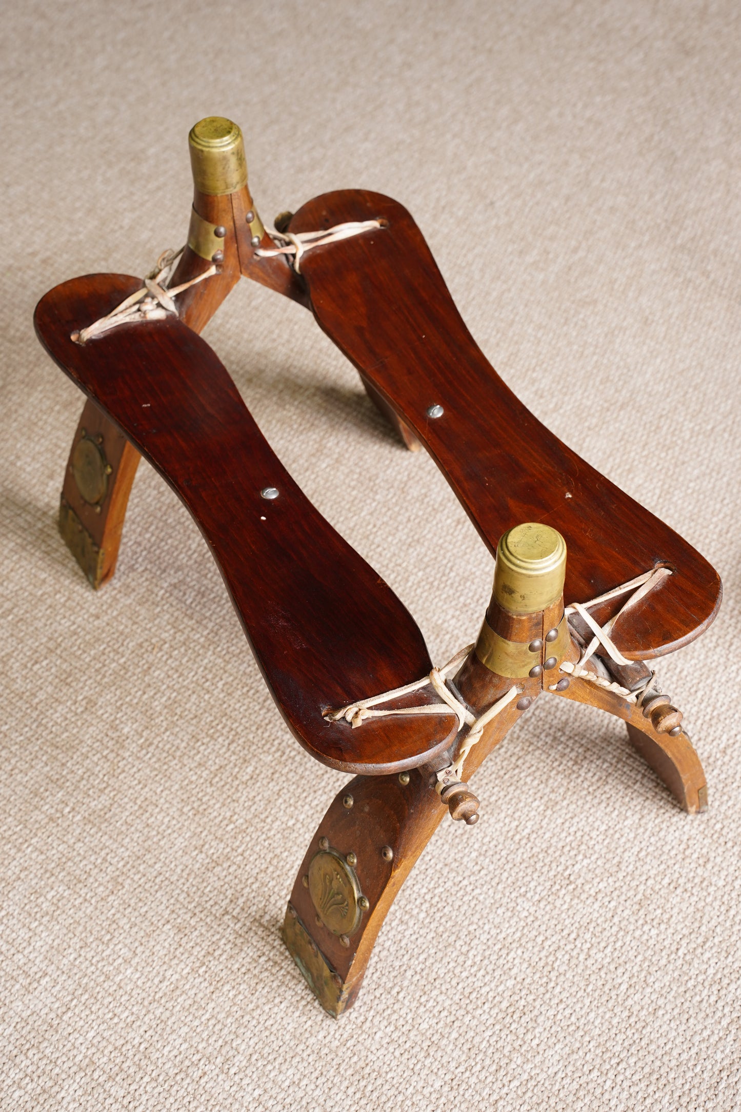 Vintage Camel Saddle Stool *AS-IS*