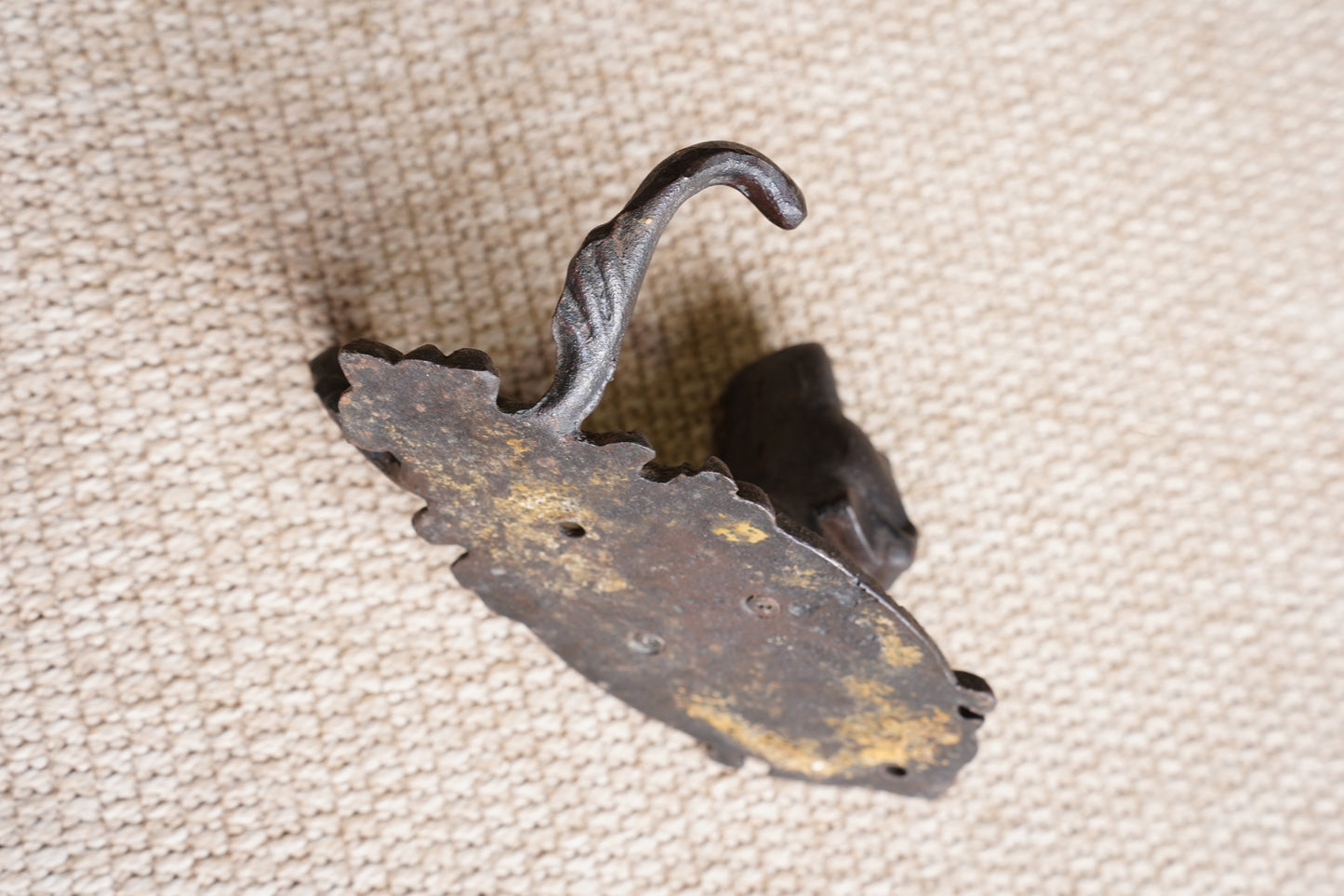 Vintage Victorian Style Cast Iron Dog Wall Hook