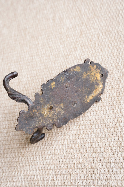 Vintage Victorian Style Cast Iron Dog Wall Hook