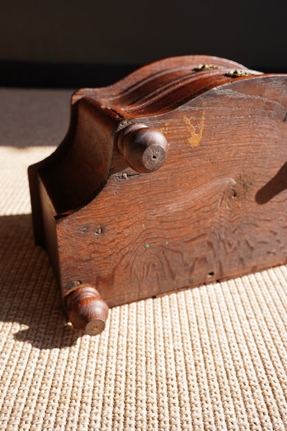 Antique Continental Oak Miniature Commode