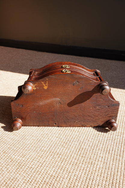 Antique Continental Oak Miniature Commode