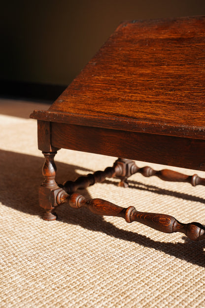 English Oak Book Stand, Reading Slope, Circa 1930