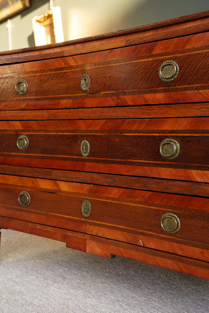 Antique French Louis XVI Marquetry Commode