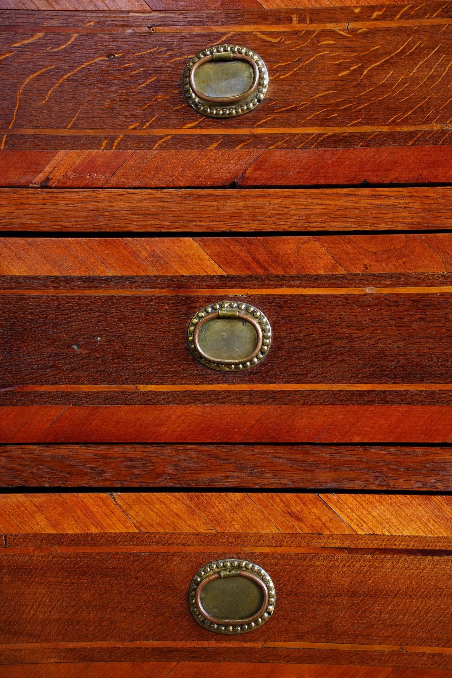 Antique French Louis XVI Marquetry Commode