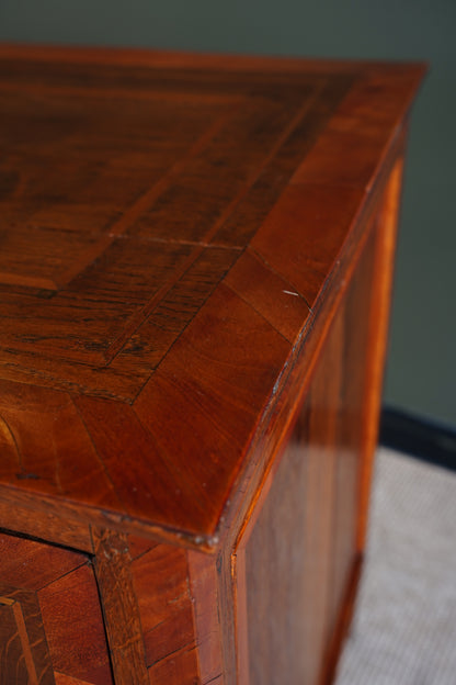 Antique French Louis XVI Marquetry Commode