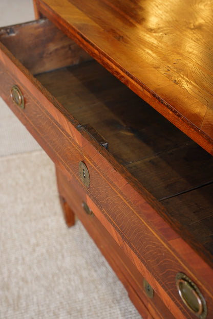 Antique French Louis XVI Marquetry Commode