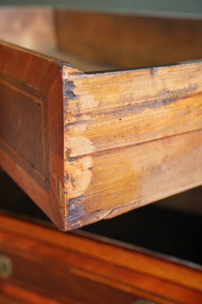 Antique French Louis XVI Marquetry Commode