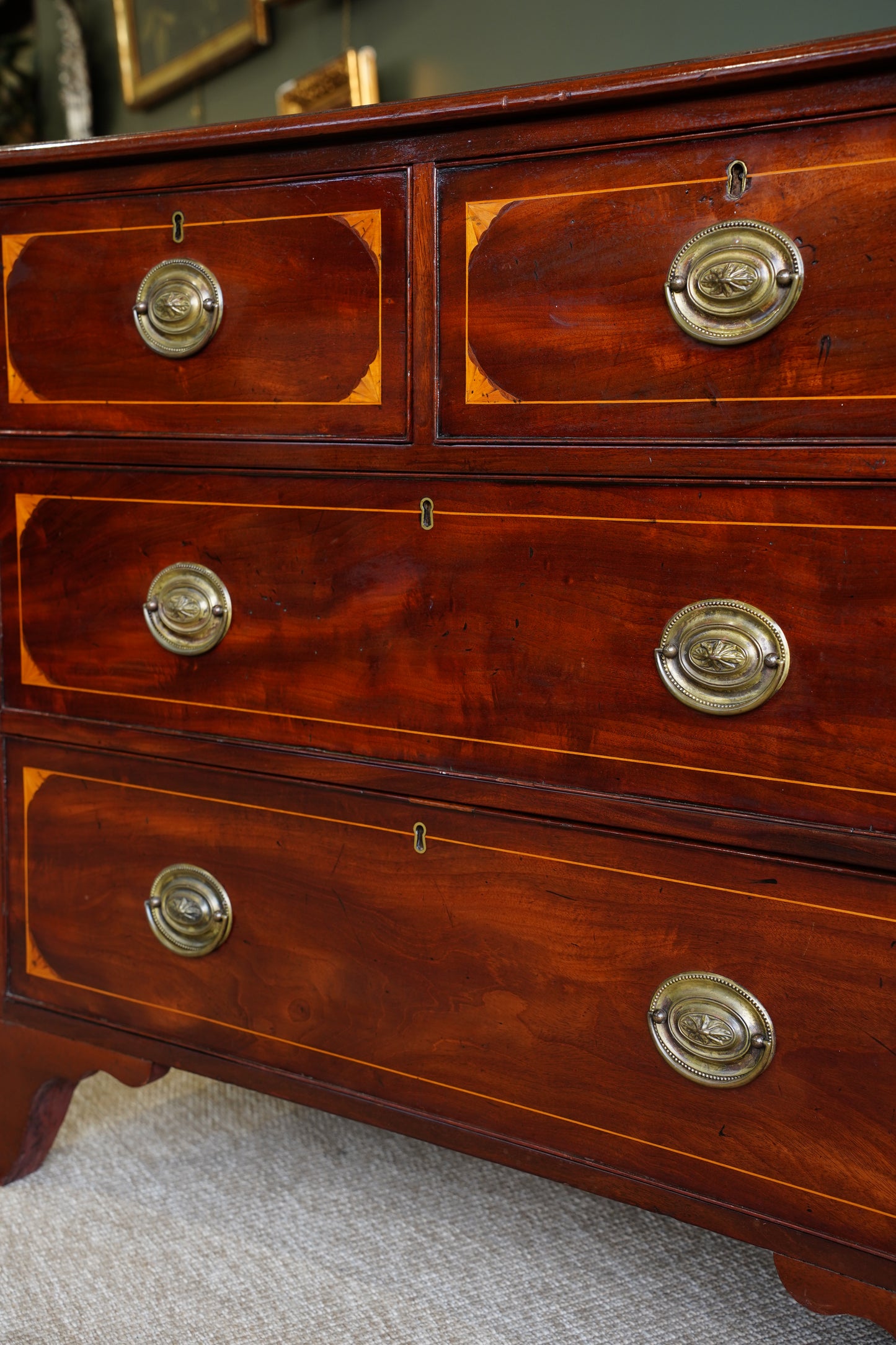 Antique Regency Mahogany Chest of Drawers