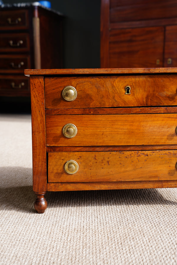Antique Louis Philippe Miniature Chest of Drawers secondary view