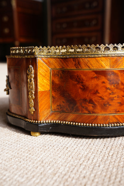 Antique French Napoleon III Kingwood Jardiniere Planter