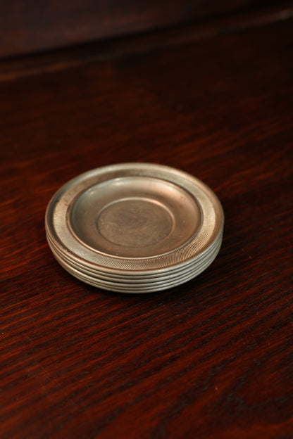 Vintage Pewter Trinket Dishes - Set of 6
