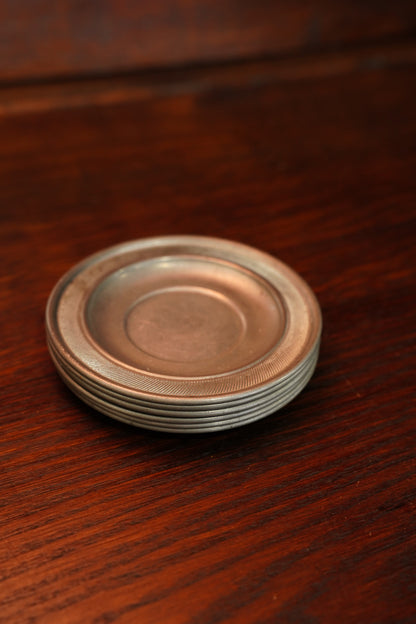 Vintage Pewter Trinket Dishes - Set of 6