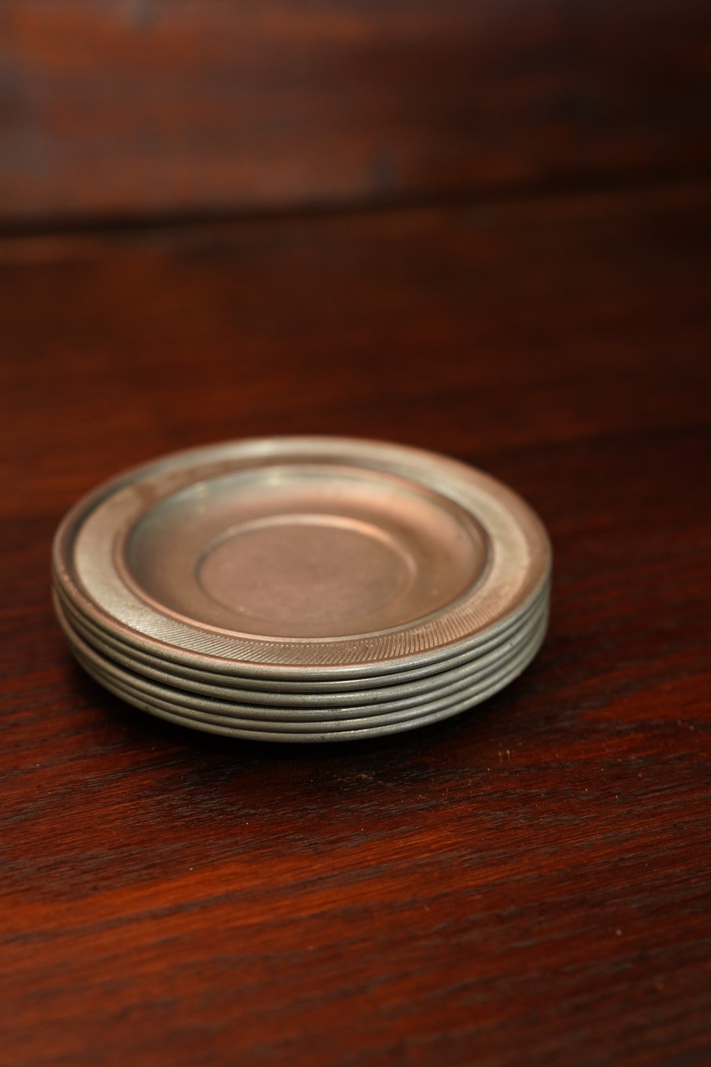 Vintage Pewter Trinket Dishes - Set of 6