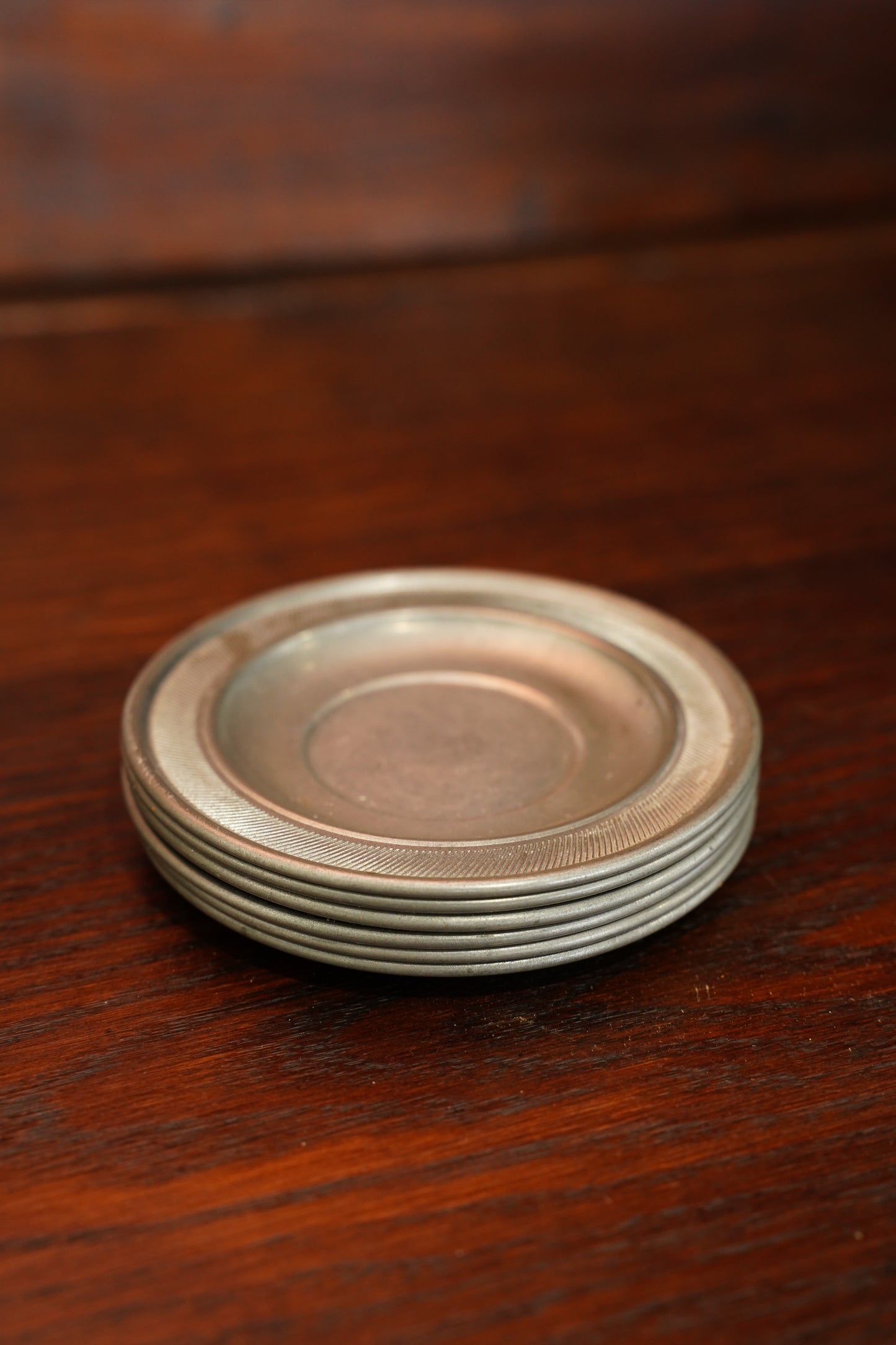 Vintage Pewter Trinket Dishes - Set of 6