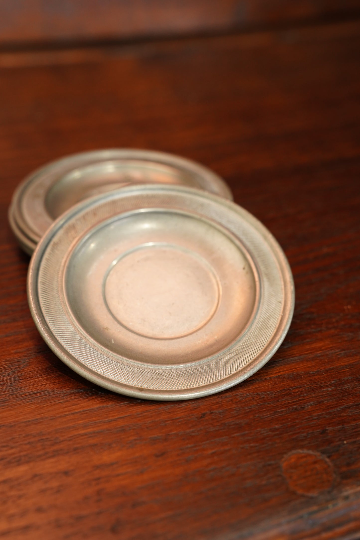 Vintage Pewter Trinket Dishes - Set of 6