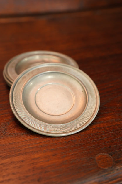 Vintage Pewter Trinket Dishes - Set of 6