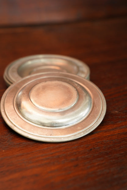 Vintage Pewter Trinket Dishes - Set of 6