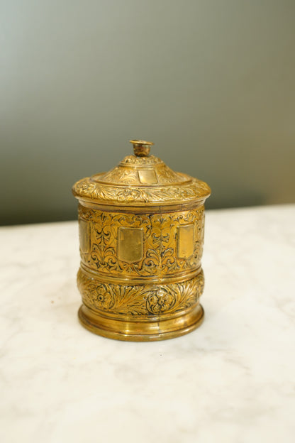Antique English Brass String Holder