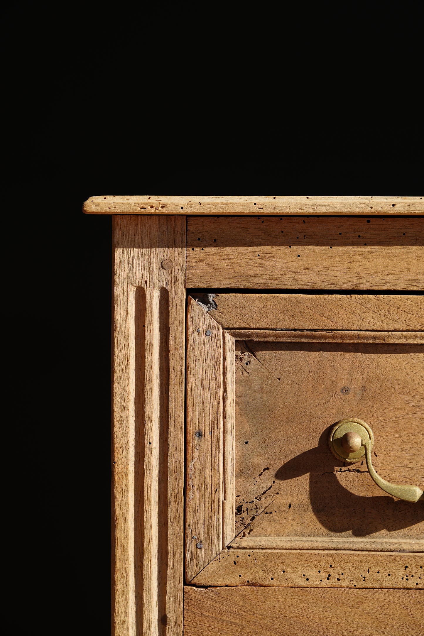 Antique French Louis XVI Sandblasted Walnut Commode, Circa 1790