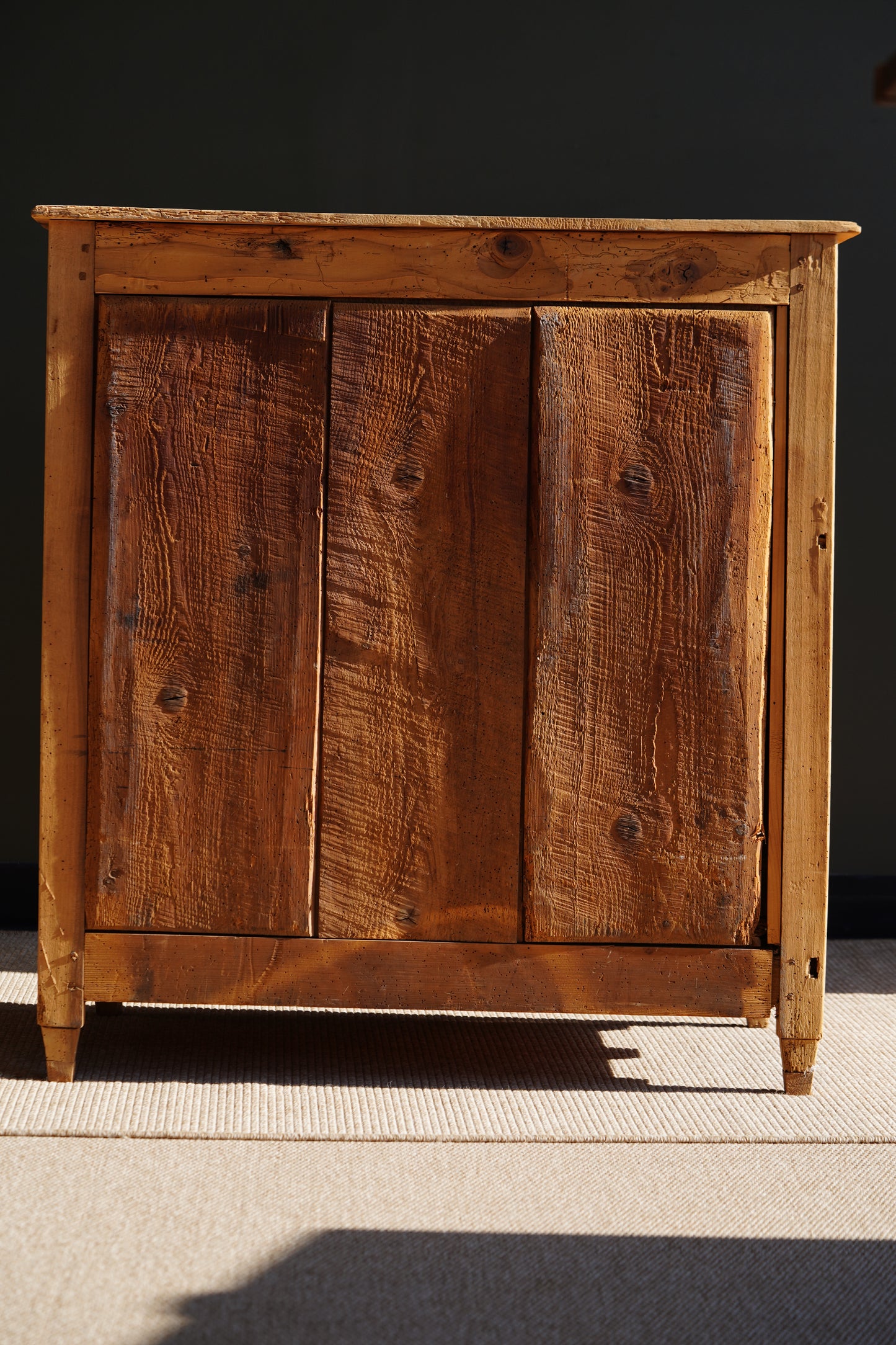 Antique French Louis XVI Sandblasted Walnut Commode, Circa 1790