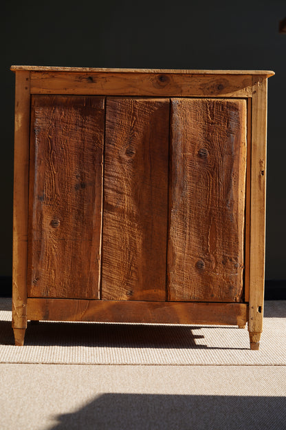 Antique French Louis XVI Sandblasted Walnut Commode, Circa 1790