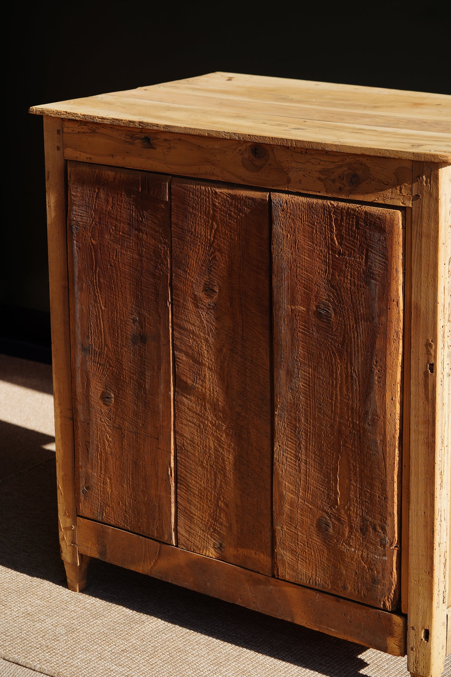 Antique French Louis XVI Sandblasted Walnut Commode, Circa 1790