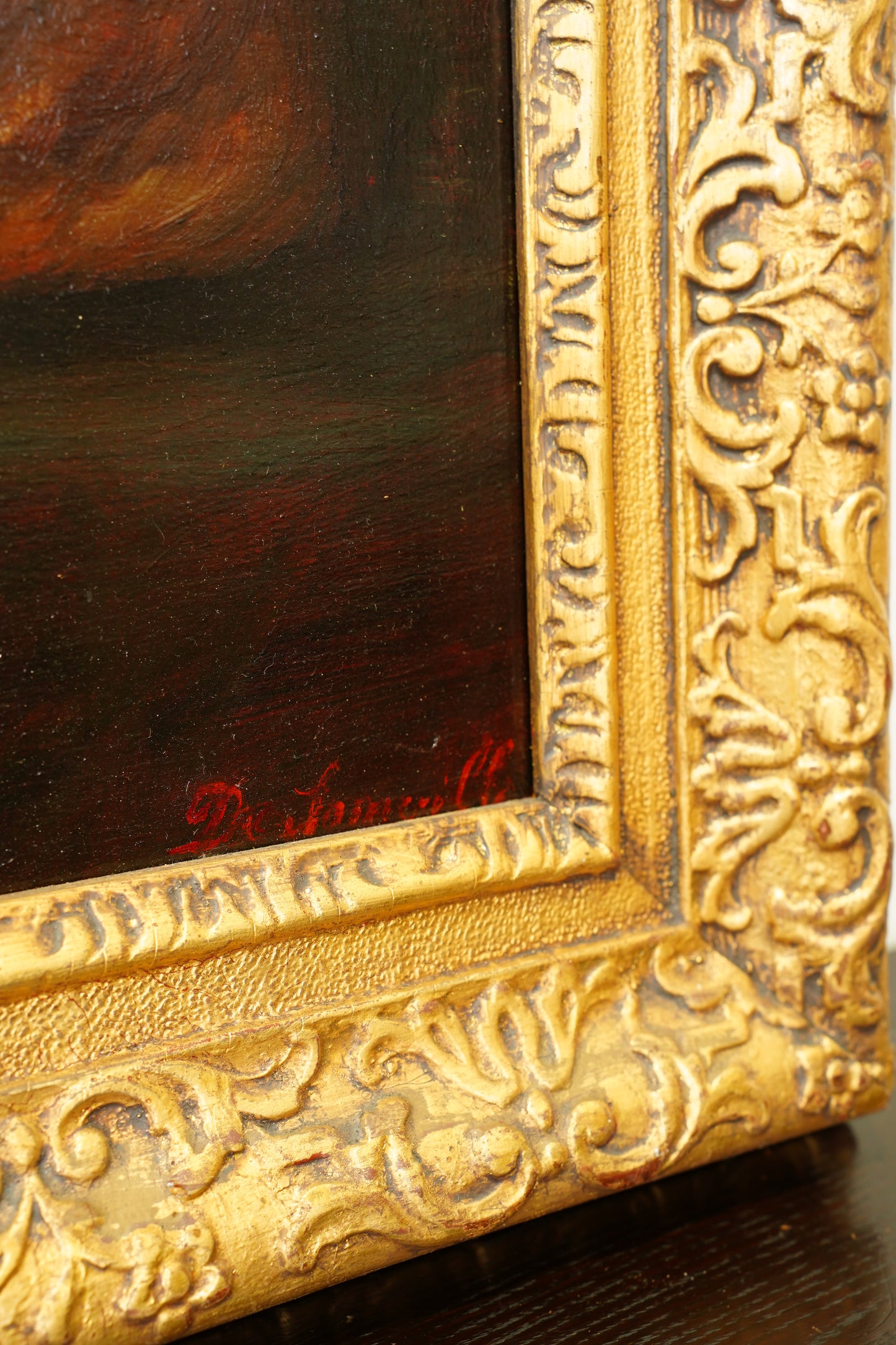 Antique Still Life Oil Painting, Fruit and Langoustine, Circa 1900