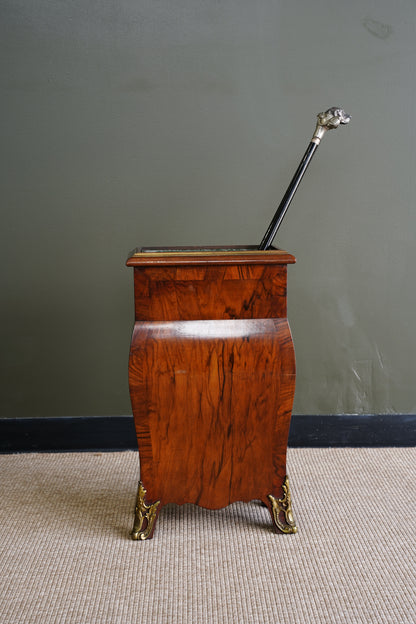 Antique Walnut Umbrella Stand