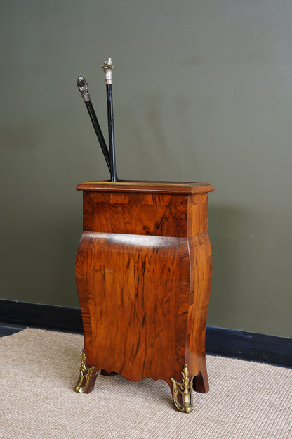Antique Walnut Umbrella Stand