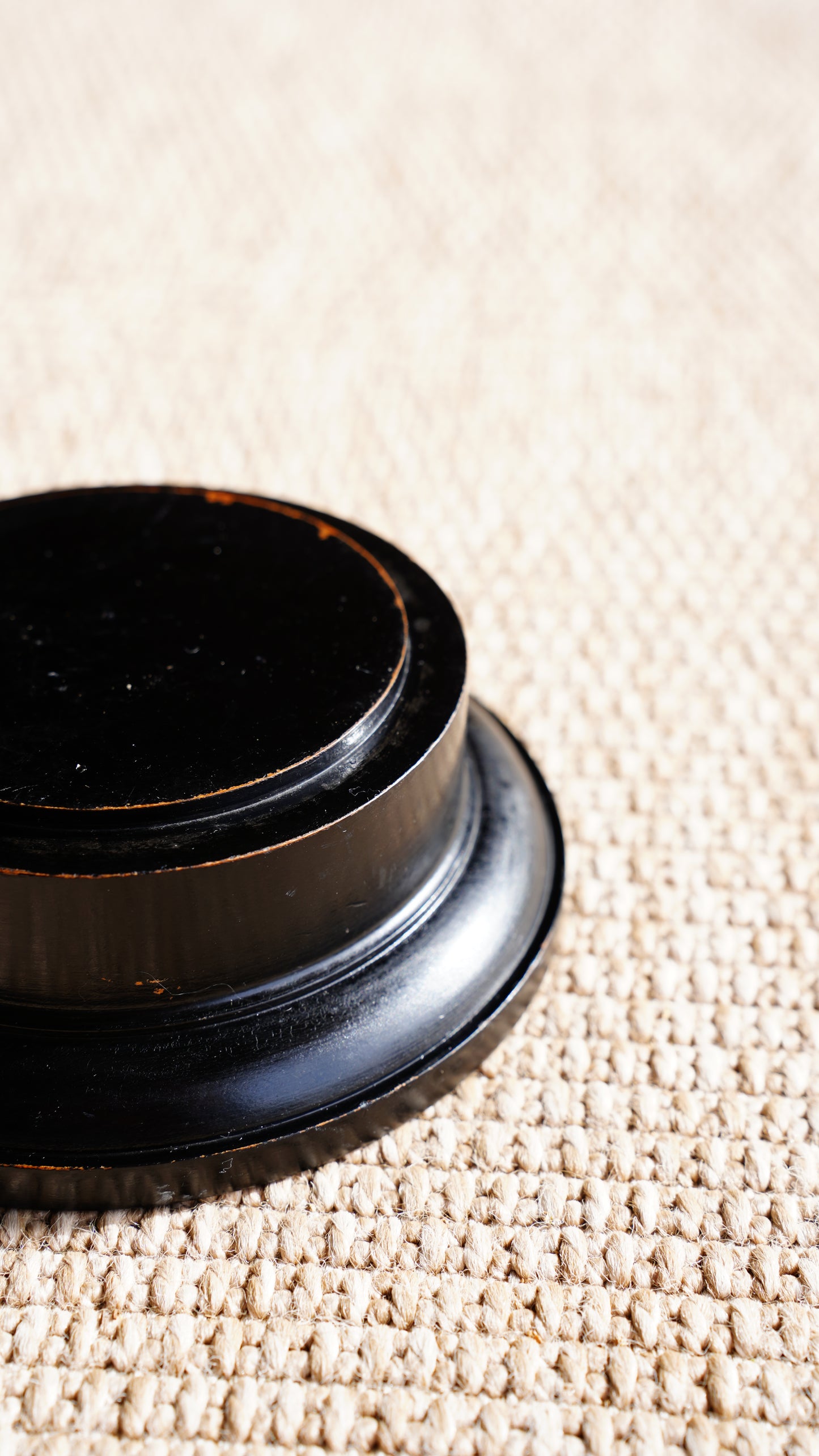 Antique Ebonized Cloche Stand or Riser