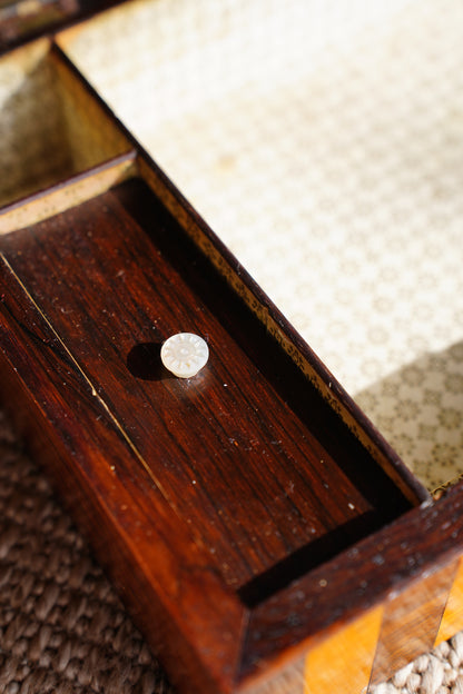 Antique Victorian Rosewood & Satinwood Striped Lap Desk