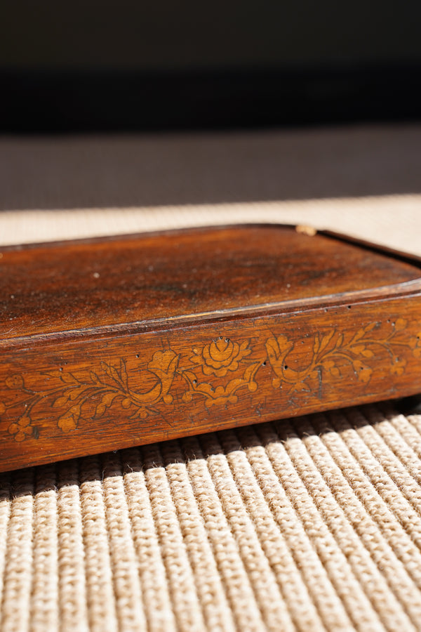 Antique French Napoleon III Rosewood Riser or Cloche Stand secondary view