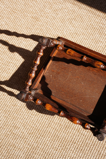Antique Oak Book Stand, Tabletop Reading Slope, Circa 1900