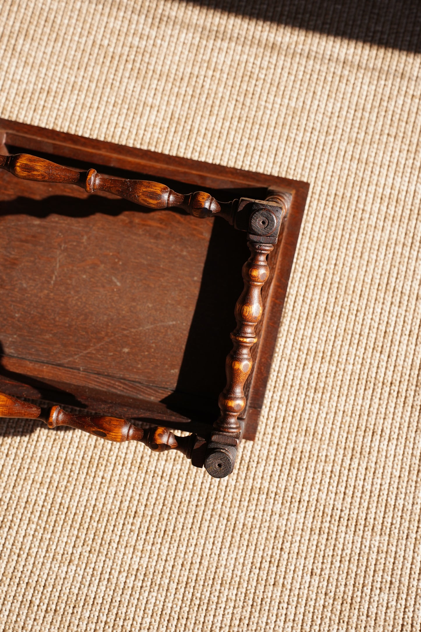 Antique Oak Book Stand, Tabletop Reading Slope, Circa 1900