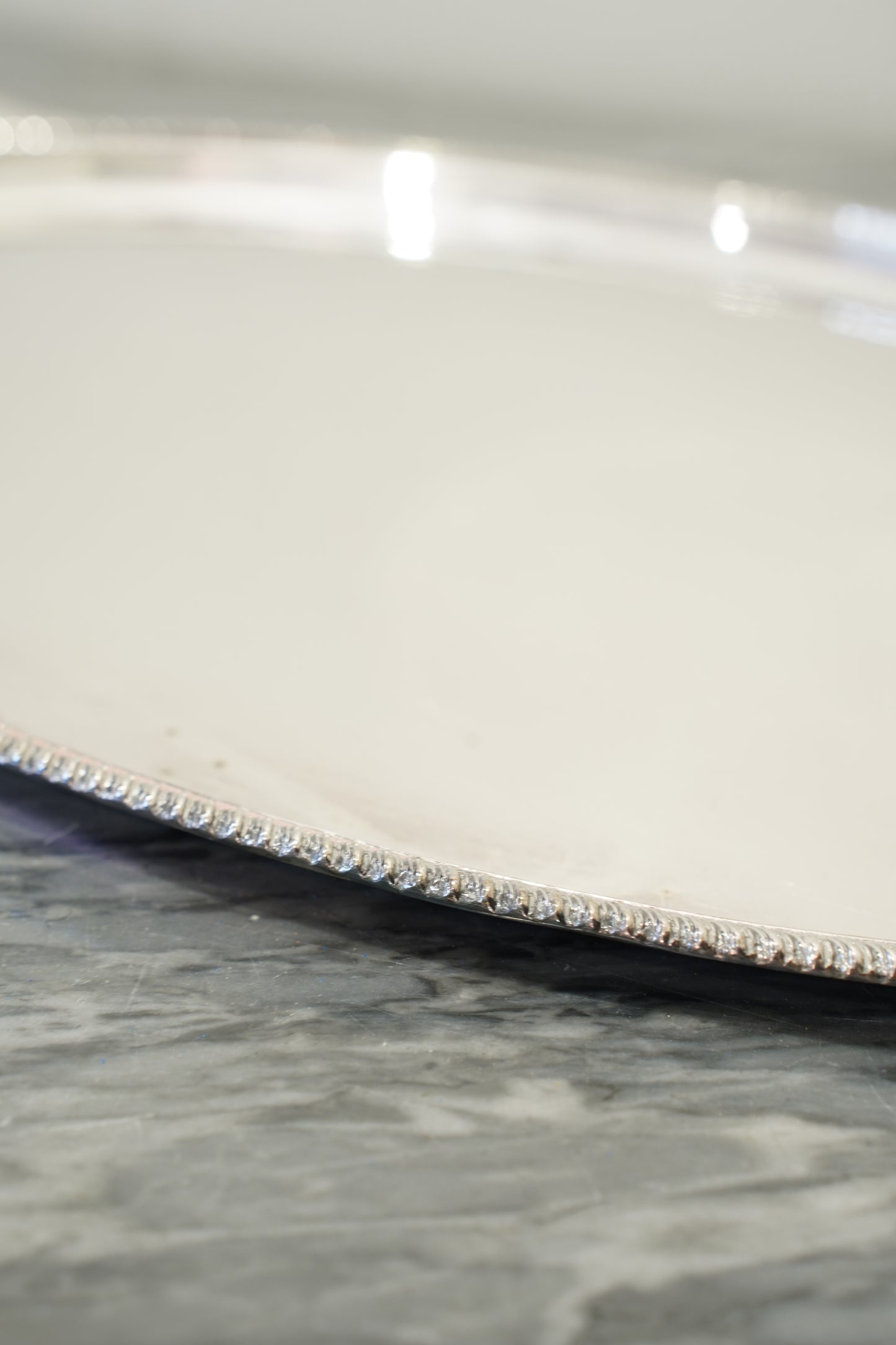 Antique Harrods Silver Plate Oval Serving Tray, English