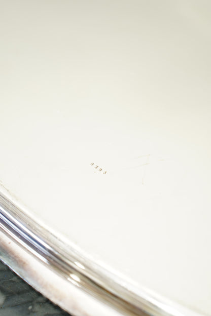 Antique Harrods Silver Plate Oval Serving Tray, English