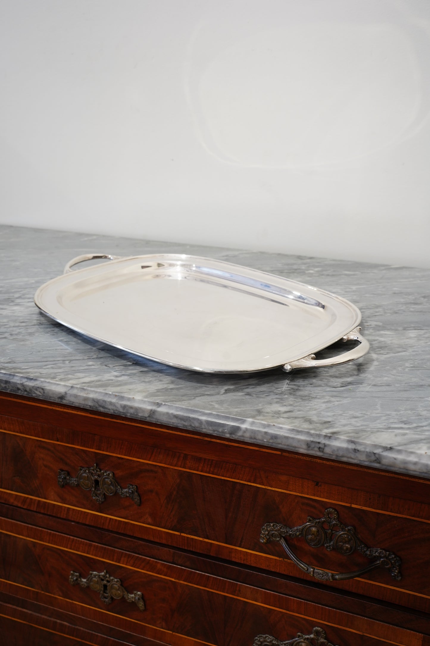 Vintage Meneses Spanish Silverplate Serving Tray
