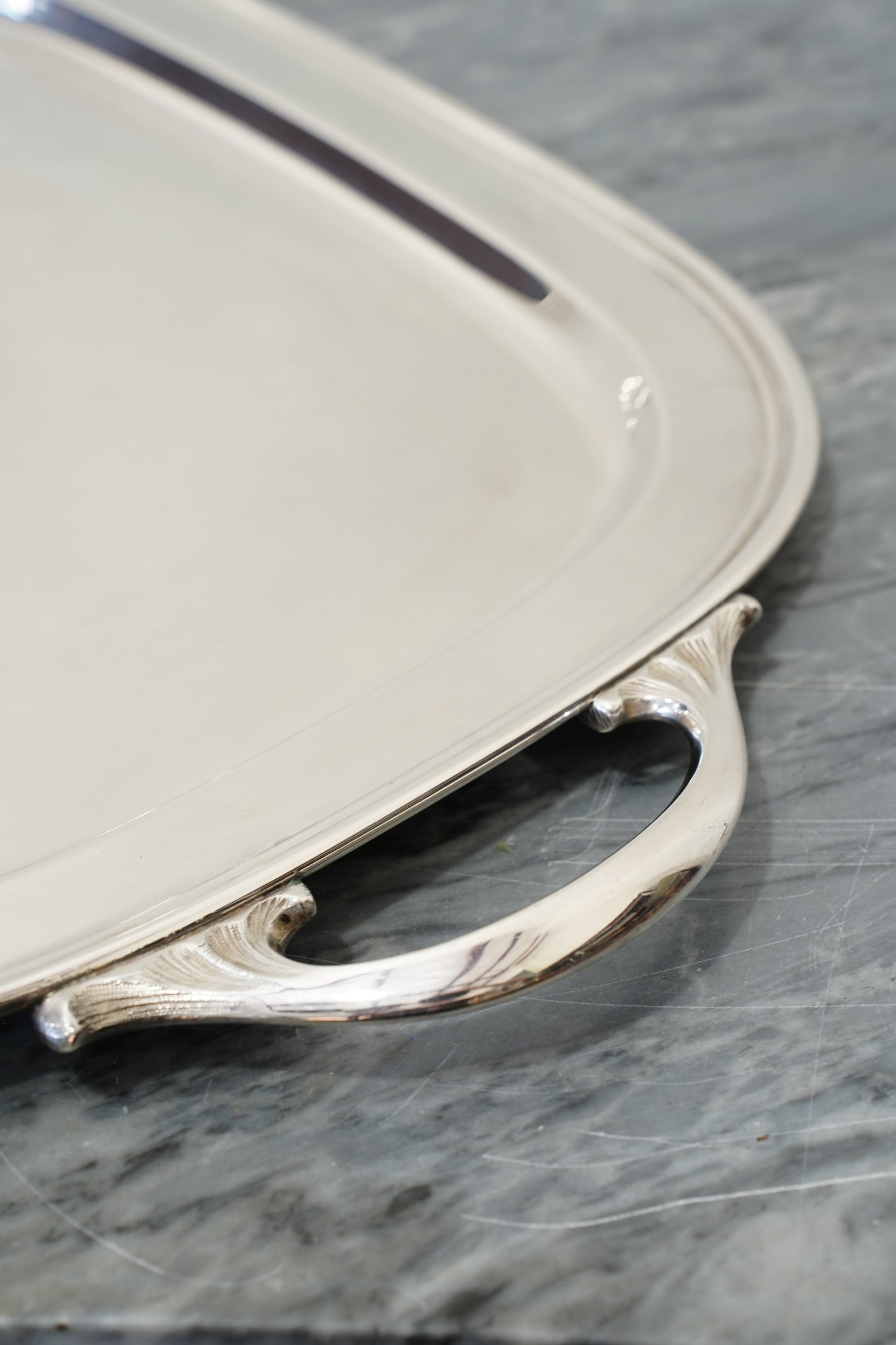Vintage Meneses Spanish Silverplate Serving Tray
