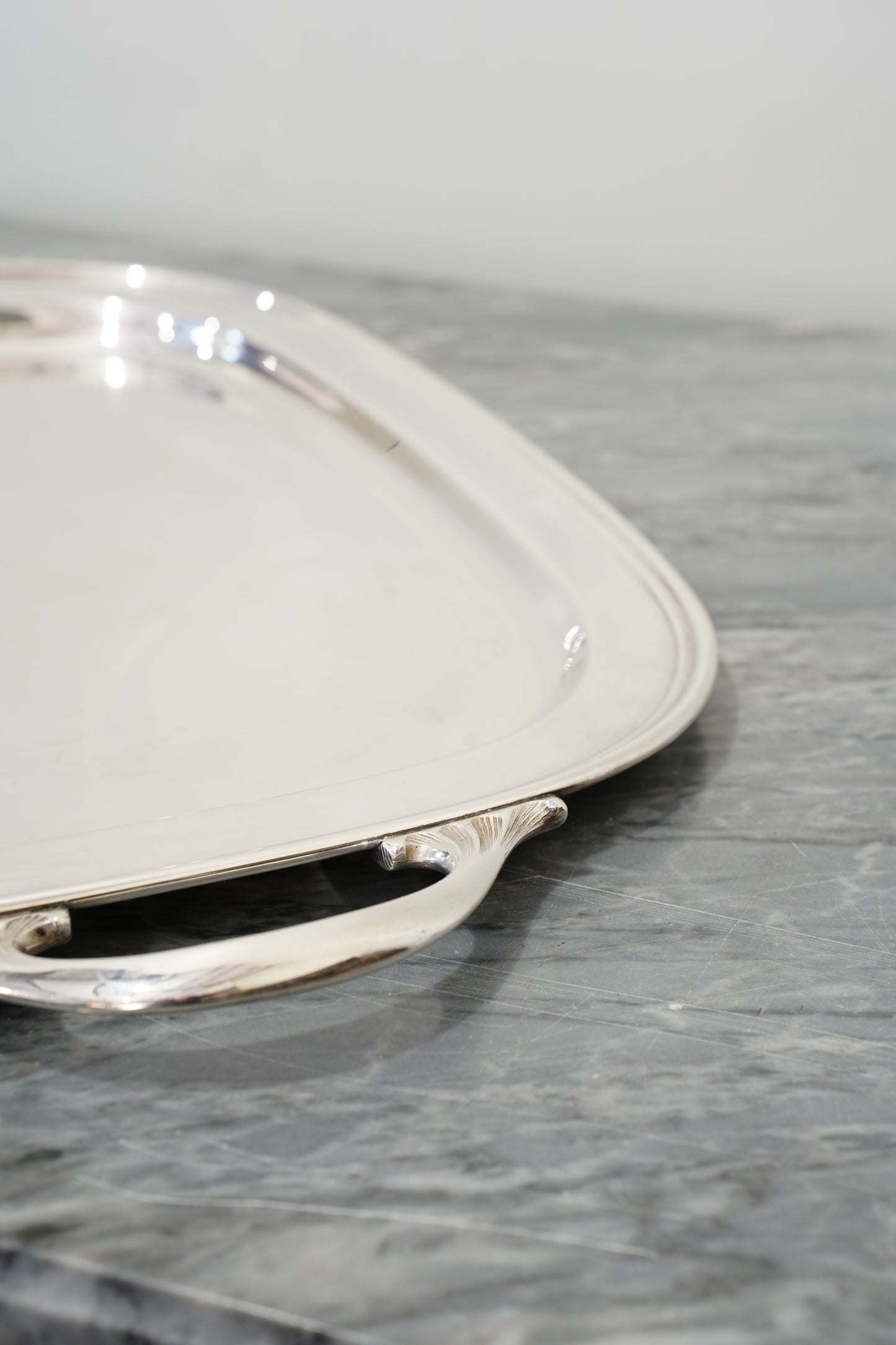 Vintage Meneses Spanish Silverplate Serving Tray